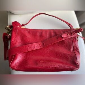 Rebecca Minkoff Vibrant Red Leather Shoulder Bag Leather NWOT crossbody